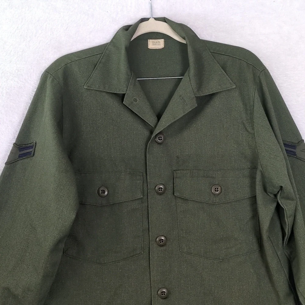 Army Green Vintage Men's Air‎ Force Field Jacket Size L
